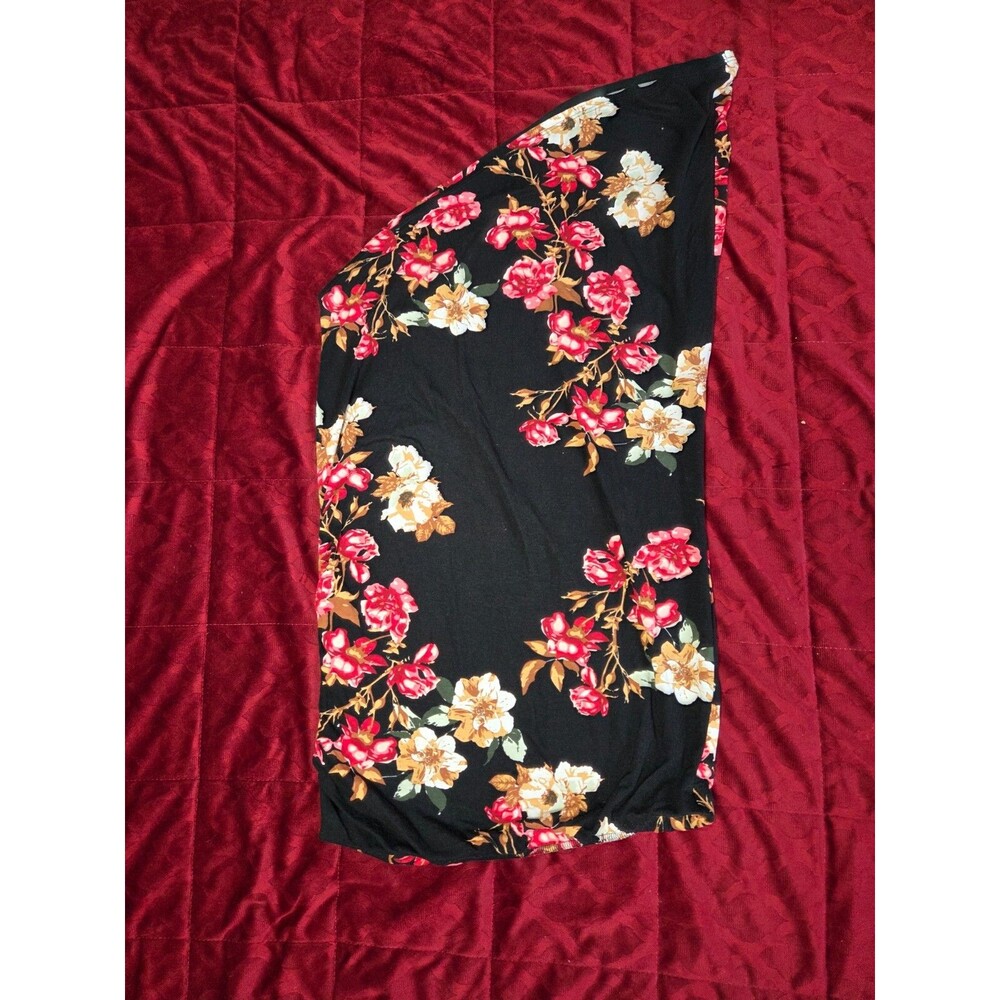 Venus Women's Floral High Low Asymmetrical Skirt Size Medium Flowy Midi Hem